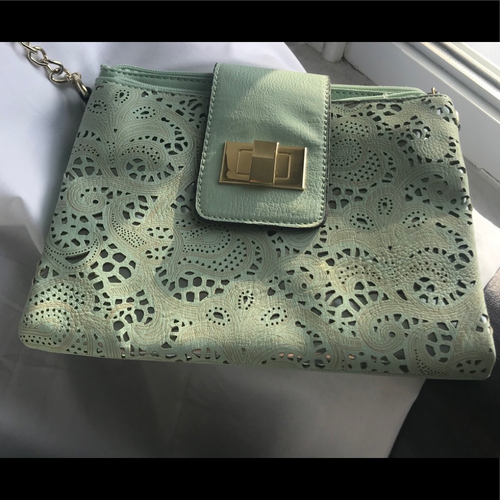 Apt 9 Mint Green Cross Body Purse